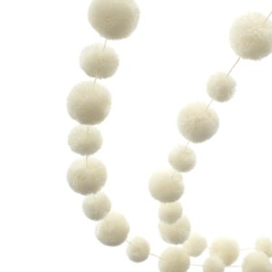 White Pom Pom Garland 11 White Pom Pom Garland 3