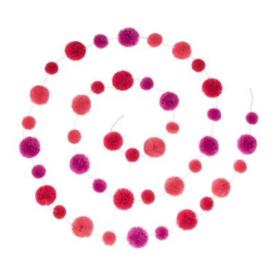 Flamingo Pinks Pom Pom Garland
