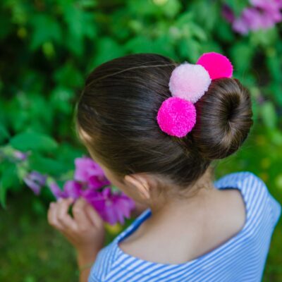 Pom Pom Hair Bobbles 4cm 9 Pom Pom Hair Bobbles 4cm 4
