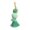 Mint Pom and Tassel Key Ring and Bag Charm
