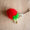 Strawberry Pom Pom Keyring 4