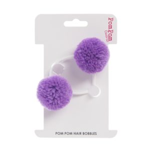 double hair bobble lilac