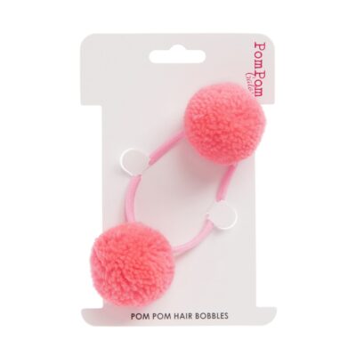 New blush double hair bobble