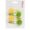 yellow and green pom pom glitter hair slides