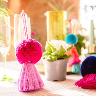 Jumbo Pom Pom and Tassel Swags 44 Jumbo Pom Pom and Tassel Swags 12