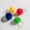 Primary Colours Set of 4 Hair Bobbles in a tube Blue, Yellow Red and green