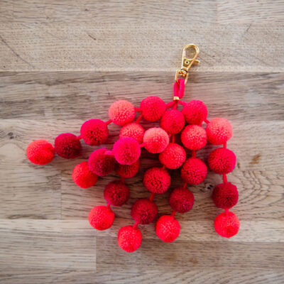 Small Ombre Pom Pom Bag Charm Clips 19 Small Ombre Pom Pom Bag Charm Clips 3
