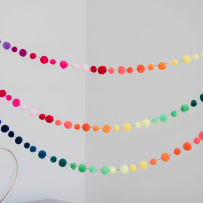 Rainbow Pom Poms