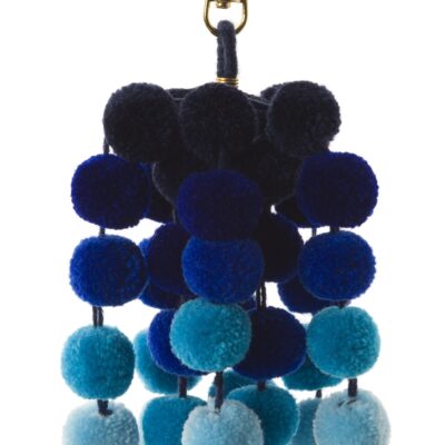 Small Ombre Pom Pom Bag Charm Clips 26 Small Ombre Pom Pom Bag Charm Clips 7