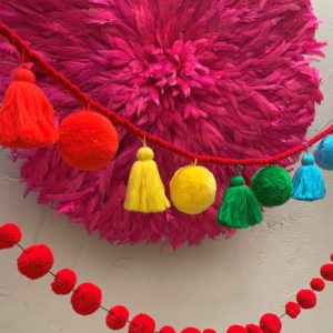 Jumbo Pom Pom and Tassel garland