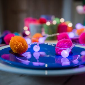 Festival party pom pom lights