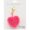 Heart Pom Pom Clip Blush PPG-HClipBL