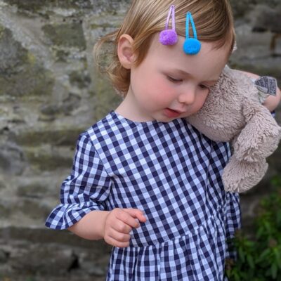 Pom Pom Hair Slides