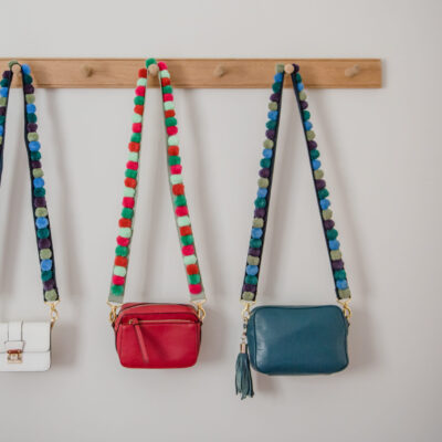 Pom Pom Bag Strap