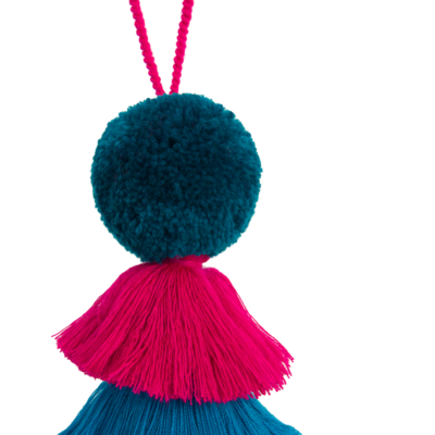 Pom Pom and Trio Tassel Swags, Small 8