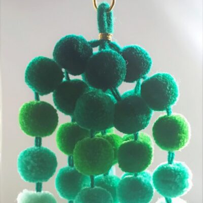 Small Ombre Pom Pom Bag Charm Clips 25 Small Ombre Pom Pom Bag Charm Clips 6