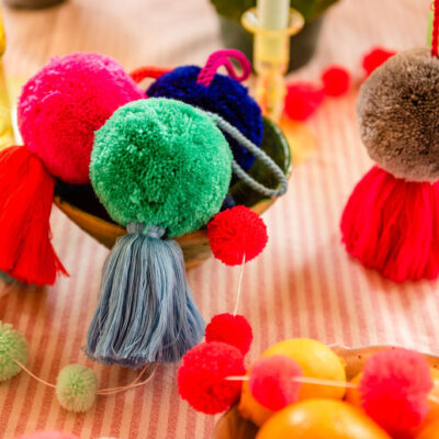 Jumbo Pom Pom and Tassel Swags 39 Jumbo Pom Pom and Tassel Swags 7