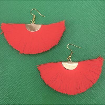 Fan Tassel Earrings 5