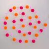 Pink&Orange 'Festival' Fairy Light Chain, USB