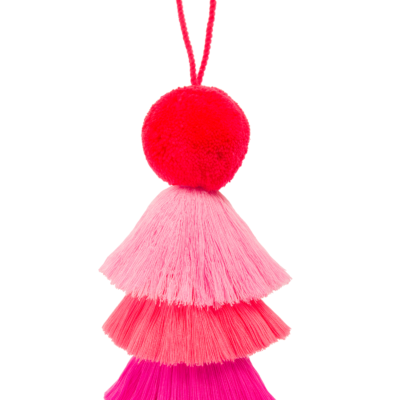 Pom Pom and Trio Tassel Swags Flamingo and Fiesta