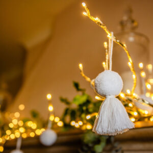 Christmas Pom Pom Tassel Decorations- Small 9 Christmas Pom Pom Tassel Decorations- Small 3