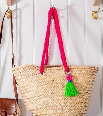 Pink Rope Basket 5 Pink Rope Basket 3