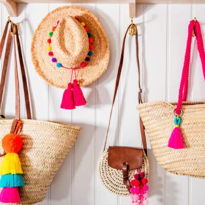 Pink Rope Basket