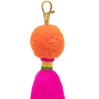 Pom Pom and Tassel Bag Charm 8 Pom Pom and Tassel Bag Charm 4