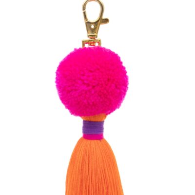 Pom Pom and Tassel Bag Charm 9 Pom Pom and Tassel Bag Charm 5