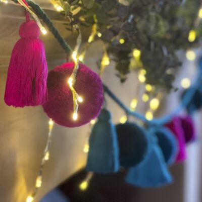Jumbo Pom Pom and Tassel Garland REGAL 9 Jumbo Pom Pom and Tassel Garland REGAL 3