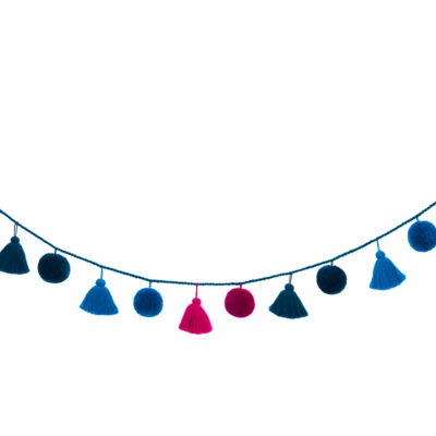 Jumbo Pom Pom and Tassel Garland REGAL 7 Jumbo Pom Pom and Tassel Garland REGAL 1