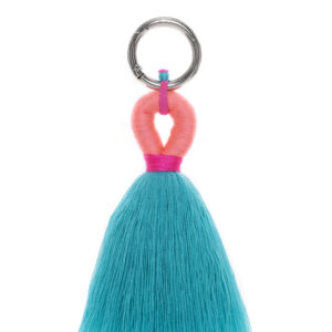 Turquoise Tassel Bag Charm