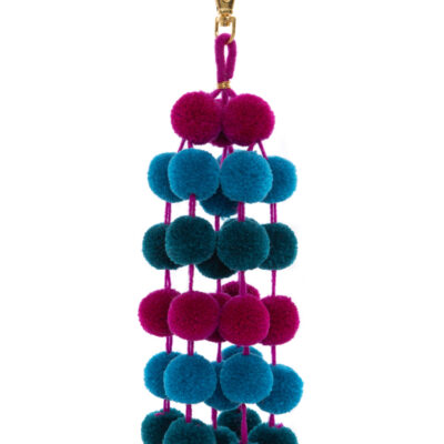 Small Ombre Pom Pom Bag Charm Clips 21 Small Ombre Pom Pom Bag Charm Clips 4