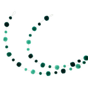Green Combo Pom Pom Garland 2