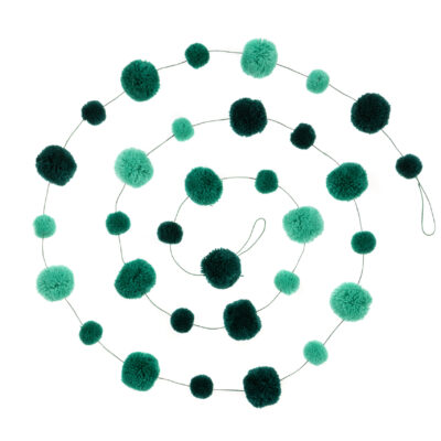Green Combo Pom Pom Garland 2