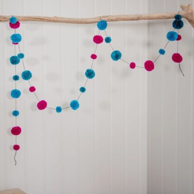 Regal Pom Pom Garland