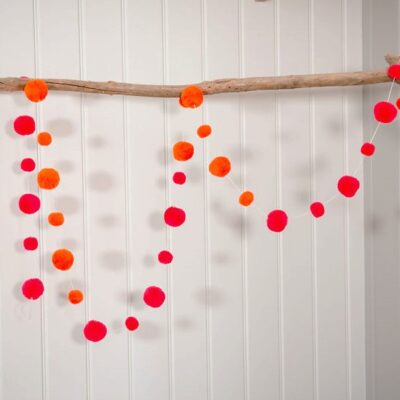 Festival Pom Pom Garland 6 Festival Pom Pom Garland 1